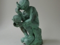 Lessons of adolescence # Thinker, Bronze, Edition 5 + 1 ap, ca. 20 cm high